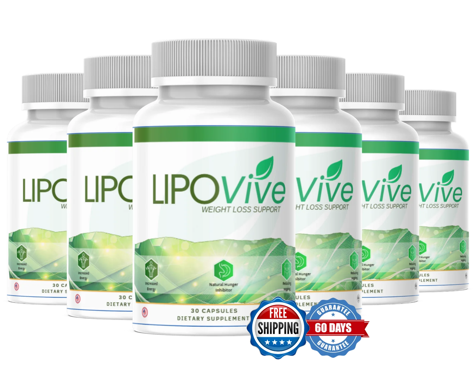 LipoVive supplement six bottle